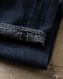 Omoto 0615 - 13.5oz Selvedge Relaxed Denim - Charcoal Dyed