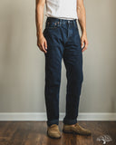 Omoto 0615 - 13.5oz Selvedge Relaxed Denim - Charcoal Dyed