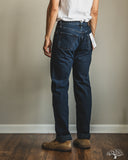 Omoto 0615 - 13.5oz Selvedge Relaxed Denim - Charcoal Dyed