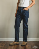 Omoto 0615 - 13.5oz Selvedge Relaxed Denim - Charcoal Dyed