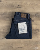 Omoto 0615 - 13.5oz Selvedge Relaxed Denim - Charcoal Dyed