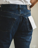 Omoto 0615 - 13.5oz Selvedge Relaxed Denim - Charcoal Dyed