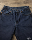 Omoto 0615 - 13.5oz Selvedge Relaxed Denim - Charcoal Dyed