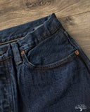Omoto 0615 - 13.5oz Selvedge Relaxed Denim - Charcoal Dyed