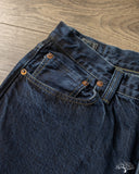 Omoto 0615 - 13.5oz Selvedge Relaxed Denim - Charcoal Dyed