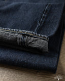 Omoto 0815 - 13.5oz Selvedge Loose Denim - Charcoal Dyed