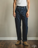 Omoto 0815 - 13.5oz Selvedge Loose Denim - Charcoal Dyed