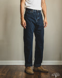 Omoto 0815 - 13.5oz Selvedge Loose Denim - Charcoal Dyed