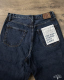 Omoto 0815 - 13.5oz Selvedge Loose Denim - Charcoal Dyed