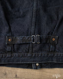 Omoto 3115-BCH - 13.5oz Type 1 Denim Jacket - Charcoal Overdye