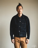 Omoto 3115-BCH - 13.5oz Type 1 Denim Jacket - Charcoal Overdye