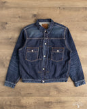 Omoto 3215 - 13.5oz Type 2 Selvedge Denim Jacket - 2 Year Wash