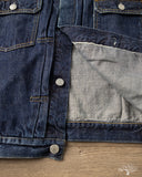 Omoto 3215 - 13.5oz Type 2 Selvedge Denim Jacket - 2 Year Wash
