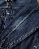 Omoto 3215 - 13.5oz Type 2 Selvedge Denim Jacket - 2 Year Wash