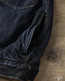 Omoto 3215-BCH - 13.5oz Type 2 Selvedge Denim Jacket - Charcoal Overdye