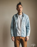 Omoto 5017 - 5.5oz High Density Chambray Work Shirt - 4 Year Wash