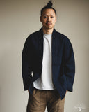 Omoto Denim 8820 - 12oz Cube Sashiko Denim Happi