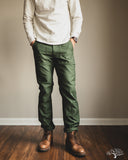 orSlow Slim Fit Fatigue Pants - Green