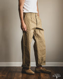 Orgueil - OR-1133 Waste Cotton Wide Selvedge Trousers - Beige