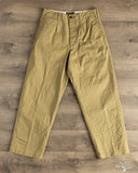 Orgueil - OR-1133 Waste Cotton Wide Selvedge Trousers - Beige