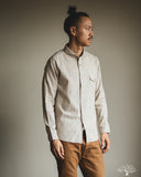 OR-5007E Striped Shawl Collar Shirt