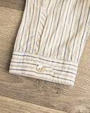 OR-5007E Striped Shawl Collar Shirt