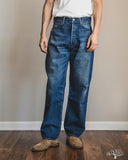 orSlow 101B Dad's Fit Vintage Washed Denim - Vintage Indigo
