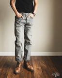 orSlow 105 Standard Fit Denim - 90's Black Denim Bleach