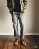 orSlow 105 Standard Fit Denim - 90's Black Denim Bleach