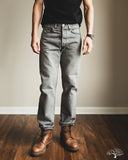 orSlow 105 Standard Fit Denim - 90's Black Denim Bleach