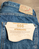 orSlow 105 Standard Fit Selvedge Denim - Two Year Wash