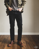 orSlow 107 Ivy Fit Black Denim