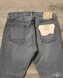 orSlow 107 Ivy Fit Denim - 90's Black Stone Denim