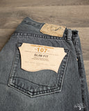 orSlow 107 Ivy Fit Denim - 90's Black Stone Denim