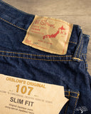 orSlow 107 Ivy Fit Selvedge Denim - One Wash