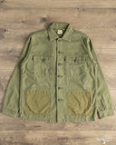 orSlow 4 Pocket U.S. Army Fatigue Shirt - Dark Olive Stone