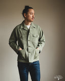 orSlow 4 Pocket U.S. Army Shirt Jacket - HBT Green
