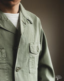 orSlow 4 Pocket U.S. Army Shirt Jacket - HBT Green