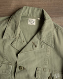 orSlow 4 Pocket U.S. Army Shirt Jacket - HBT Green