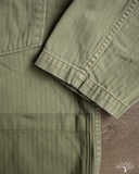 orSlow 4 Pocket U.S. Army Shirt Jacket - HBT Green