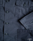 orSlow 4 Pocket U.S. Army Shirt Jacket - HBT Navy