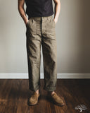 orSlow Chambray Fatigue Pants - Dusty Olive