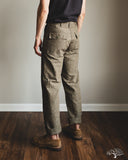 orSlow Chambray Fatigue Pants - Dusty Olive
