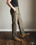 orSlow Chambray Fatigue Pants - Dusty Olive