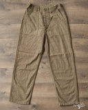 orSlow Chambray Fatigue Pants - Dusty Olive