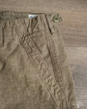 orSlow Chambray Fatigue Pants - Dusty Olive