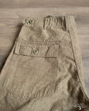 orSlow Chambray Fatigue Pants - Dusty Olive