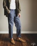orSlow Chambray Fatigue Pants - Grape