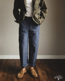 orSlow Chambray Fatigue Pants - Grape