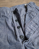 orSlow Chambray Fatigue Pants - Grape